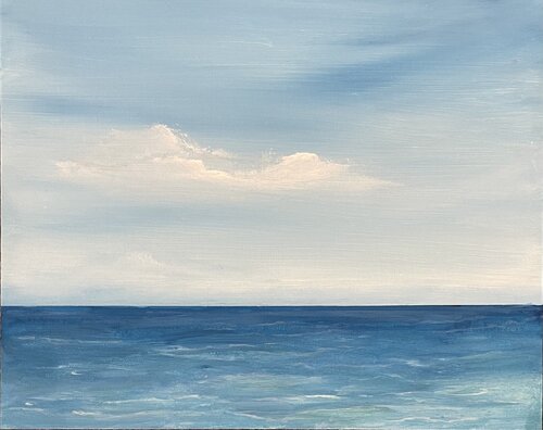Piccolo mare I by Marion Kotyba, 油畫 for Sale on Singulart