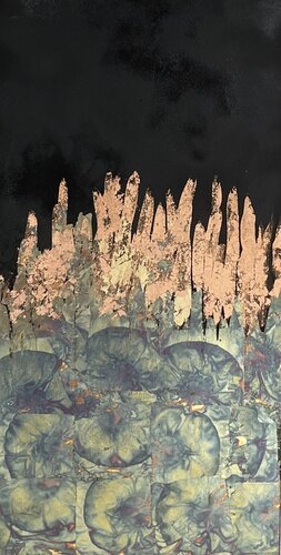 Nero Oro II di Marion Kotyba, Pittura in vendita su Singulart