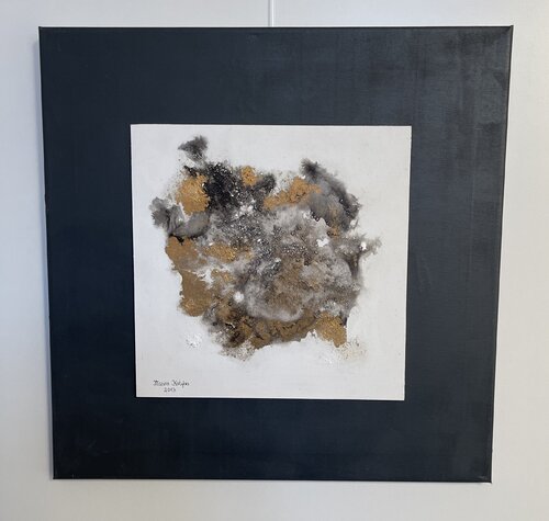 Bianco Nero e oro van Marion Kotyba, Schilderij te koop op Singulart