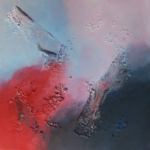 Rosso Blu I van Marion Kotyba, Schilderij te koop op Singulart