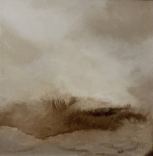 Kleine Moorlandschaft II van Marion Kotyba, Schilderij te koop op Singulart