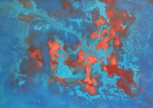 Al microscopio di Marion Kotyba, Pittura in vendita su Singulart