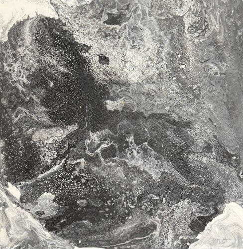 Nero Bianco II by Marion Kotyba, 회화 for Sale on Singulart