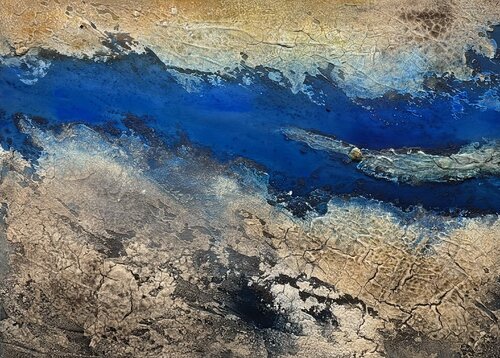 Fiordo VI di Marion Kotyba, Pittura in vendita su Singulart