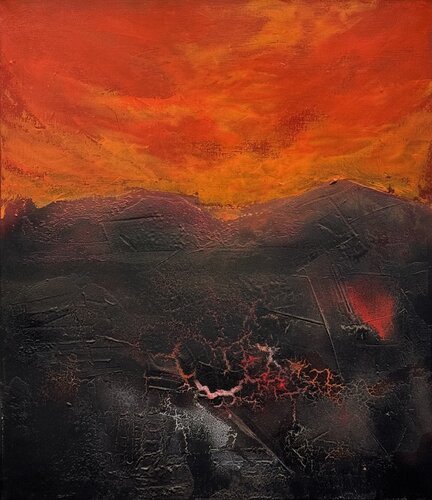 Vulcano II von Marion Kotyba, Malerei kaufen auf Singulart