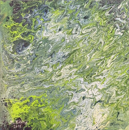 Verde fresco II di Marion Kotyba, Pittura in vendita su Singulart