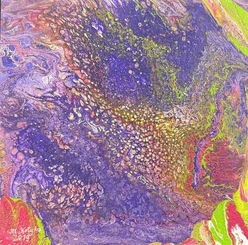 Fiori viola de Marion Kotyba, Pintura a la venta en Singulart