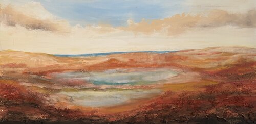 Yellowstone by Marion Kotyba, 회화 for Sale on Singulart