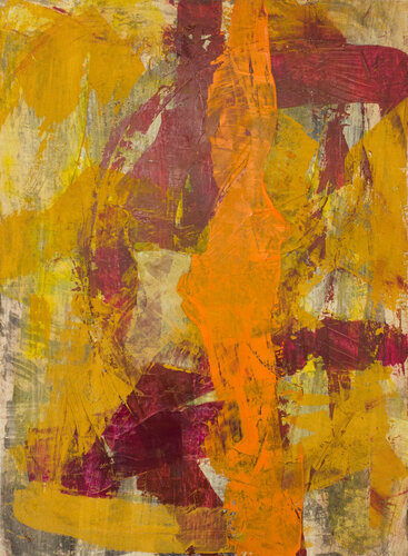 Cadmiumorange von Uwe Beyer, Malerei kaufen auf Singulart