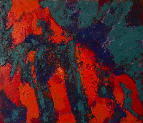 Glut par Uwe Beyer, Peinture en vente sur Singulart