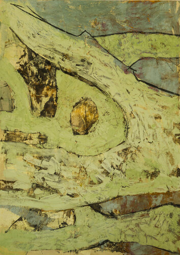 Baum und Borke van Uwe Beyer, Schilderij te koop op Singulart
