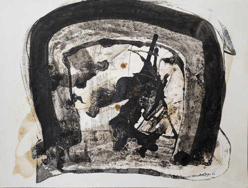 Kuppel by Uwe Beyer, Work on Paper for Sale on Singulart