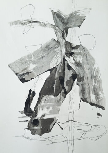 Floral van Uwe Beyer, Werk op papier te koop op Singulart