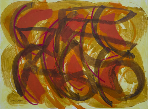 Herbst Segmente von Uwe Beyer, Malerei kaufen auf Singulart