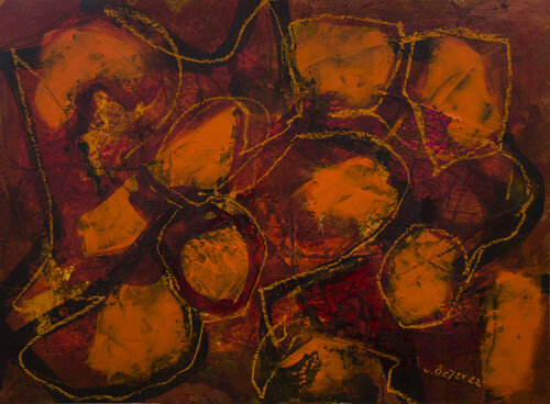 Herbstglühen II von Uwe Beyer, Malerei kaufen auf Singulart