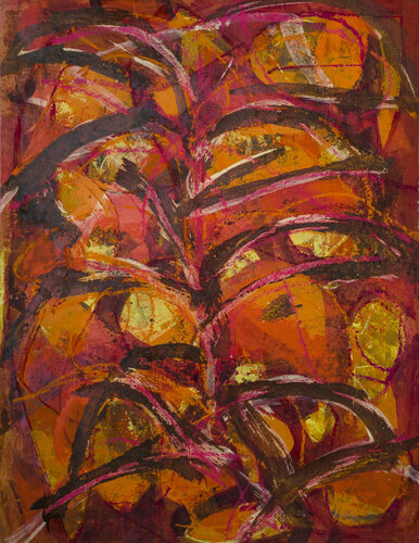 Laubfeuer di Uwe Beyer, Pittura in vendita su Singulart