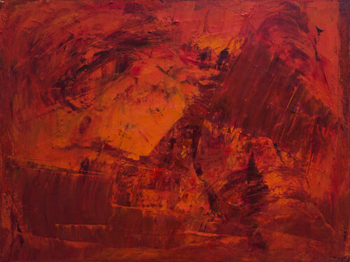 Abendrot von Uwe Beyer, Malerei kaufen auf Singulart