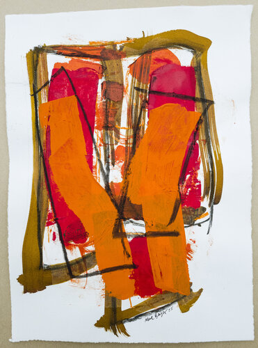 Aus dem Rahmen van Uwe Beyer, Schilderij te koop op Singulart