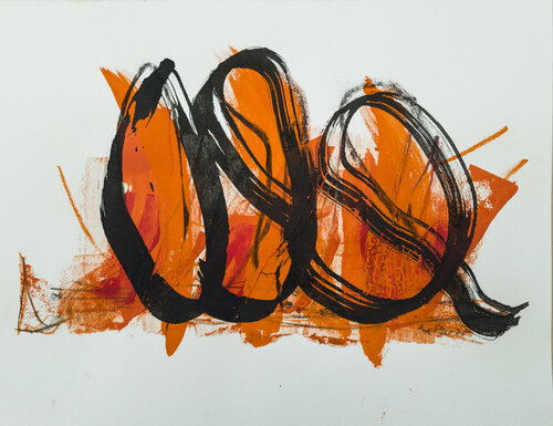 Flammen par Uwe Beyer, Peinture en vente sur Singulart