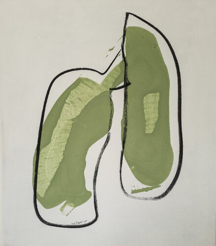 Zwei Formen di Uwe Beyer, Pittura in vendita su Singulart