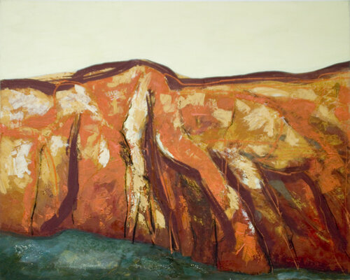 Roter Fels van Uwe Beyer, Schilderij te koop op Singulart