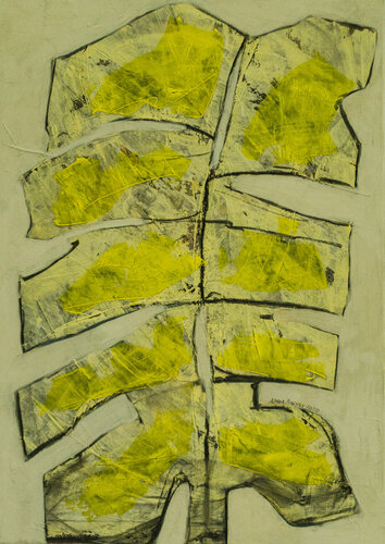 Blatt von Uwe Beyer, Malerei kaufen auf Singulart