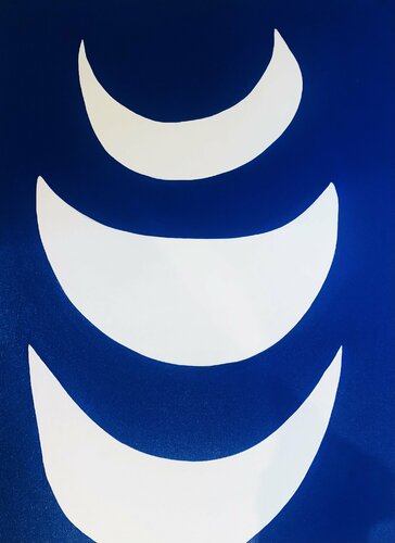 Moon Shadows II di Kerry Campbell, Pittura in vendita su Singulart