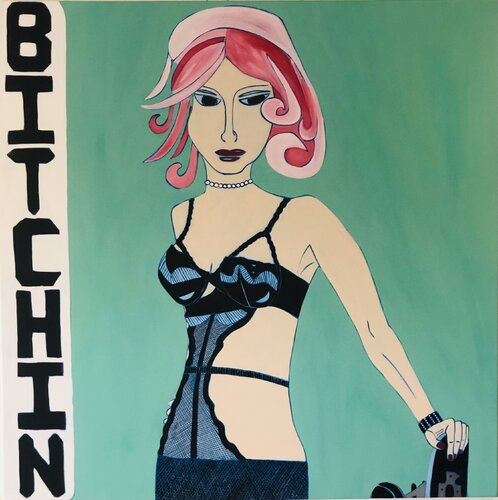 She's Bitchin by Kerry Campbell, Painting for Sale on Singulart