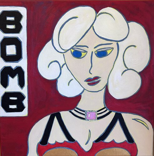 Bomb van Kerry Campbell, Schilderij te koop op Singulart