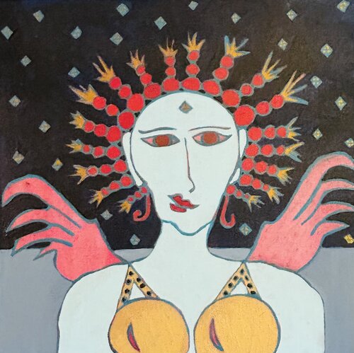 She's Cosmic van Kerry Campbell, Schilderij te koop op Singulart