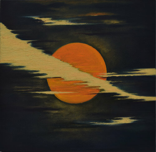 Lunar Moods 06 by Sadaf Faraz, Painting for Sale on Singulart