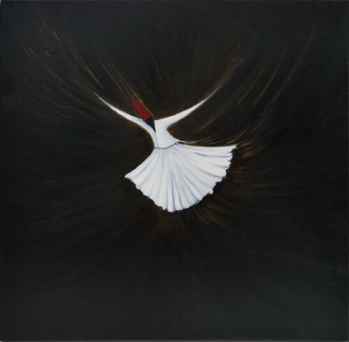 Journey of a Whirling Dervish 05 by Sadaf Faraz, Painting for Sale on Singulart
