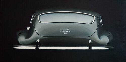 Jaguar E-type, 4.2 by Roman Sedlak, Painting for Sale on Singulart