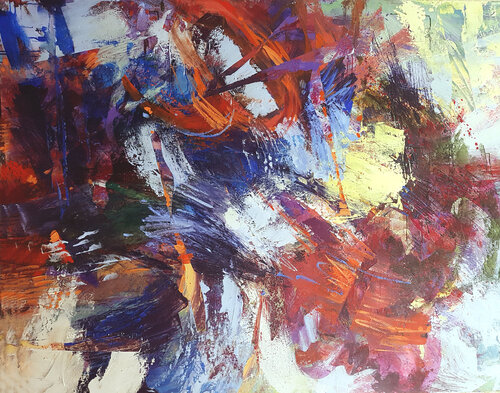 Grasping Life de Leonie Brown, Pintura a la venta en Singulart