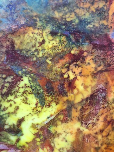 Forged in Fire (this work is now available under Encaustic Art) de Leonie Brown, Pintura a la venta en Singulart