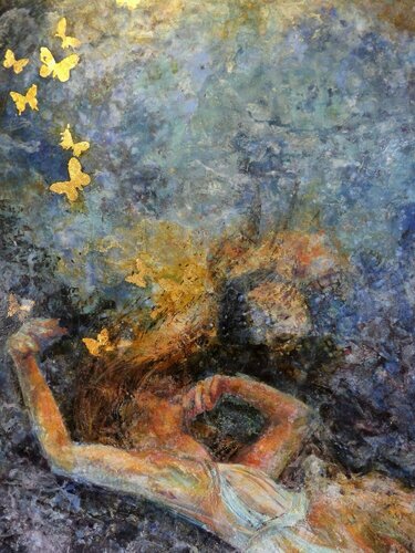 Untitled as yet, Work in progress. This work can be reserved.  via Singulart by Leonie Brown, Painting for Sale on Singulart
