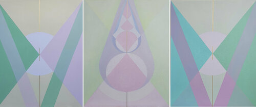 Les Mariannes, triptych von Alejandra Repetto Escardó, Malerei kaufen auf Singulart