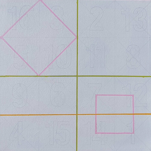 Number 5 par Alejandra Repetto Escardó, Peinture en vente sur Singulart
