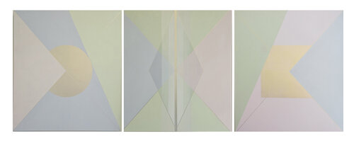 OCTOBER, Triptych by Alejandra Repetto Escardó, 회화 for Sale on Singulart