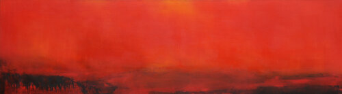 Red in the Pampa´s de Alejandra Repetto Escardó, Pintura a la venta en Singulart