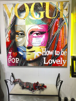 Mona Lisa, POP VOgue , Gold version Patrick Cornée