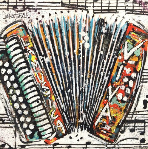 Viva la musica van Patrick Cornée, Schilderij te koop op Singulart