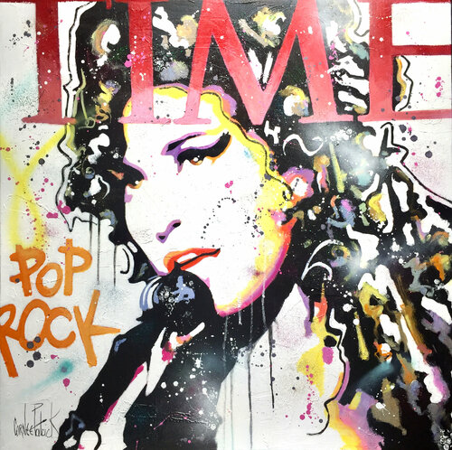 Amy Winehouse, time, bordeaux version van Patrick Cornée, Schilderij te koop op Singulart