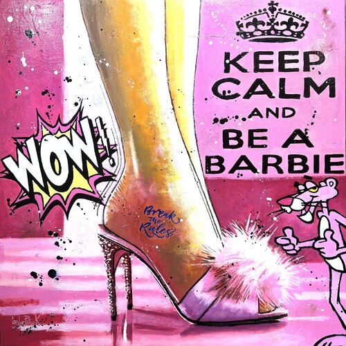 Barbie, break the rules di Patrick Cornée, Pittura in vendita su Singulart