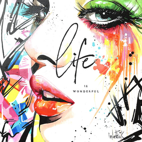 Life is wonderful di Patrick Cornée, Pittura in vendita su Singulart