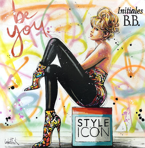 Brigitte Bardot, be you par Patrick Cornée, Peinture en vente sur Singulart