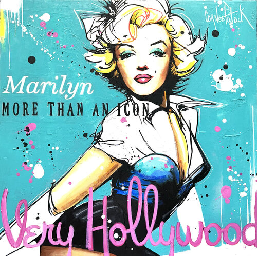 Marilyn Monroe, very Hollywood by Patrick Cornée, 회화 for Sale on Singulart