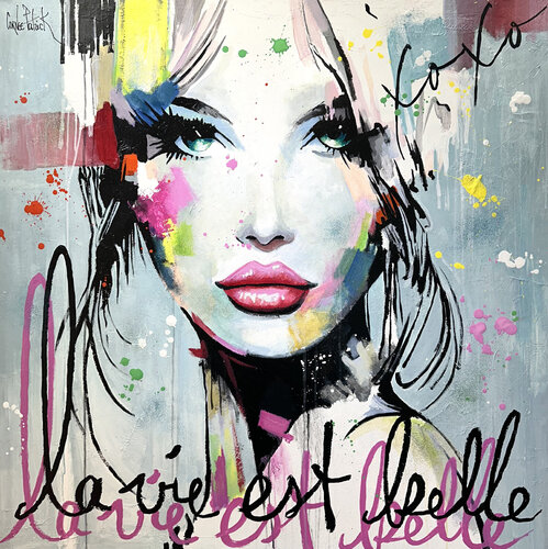 La vie est belle, XOXO by Patrick Cornée, 회화 for Sale on Singulart