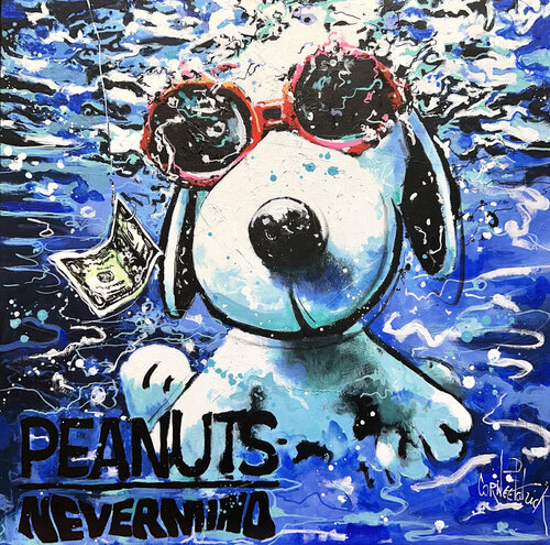 Snoopy, Nirvana nevermind by Patrick Cornée, Painting for Sale on Singulart