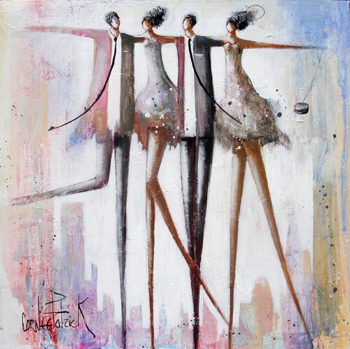 Best friends di Patrick Cornée, Pittura in vendita su Singulart